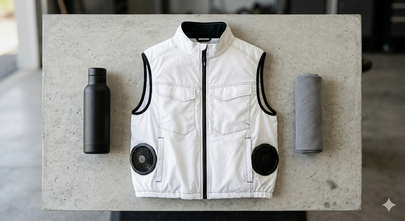 AeroShield Pro Cooling Fan Vest – Industrial-Grade Heat Relief with Dual-Turbo Airflow