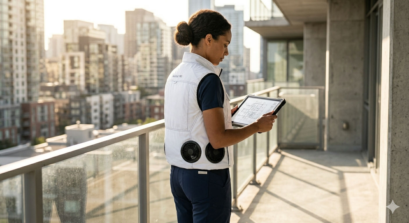 AeroShield Pro Cooling Fan Vest – Industrial-Grade Heat Relief with Dual-Turbo Airflow